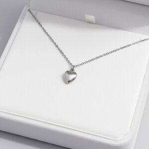 Sterling Silver Heart Necklace